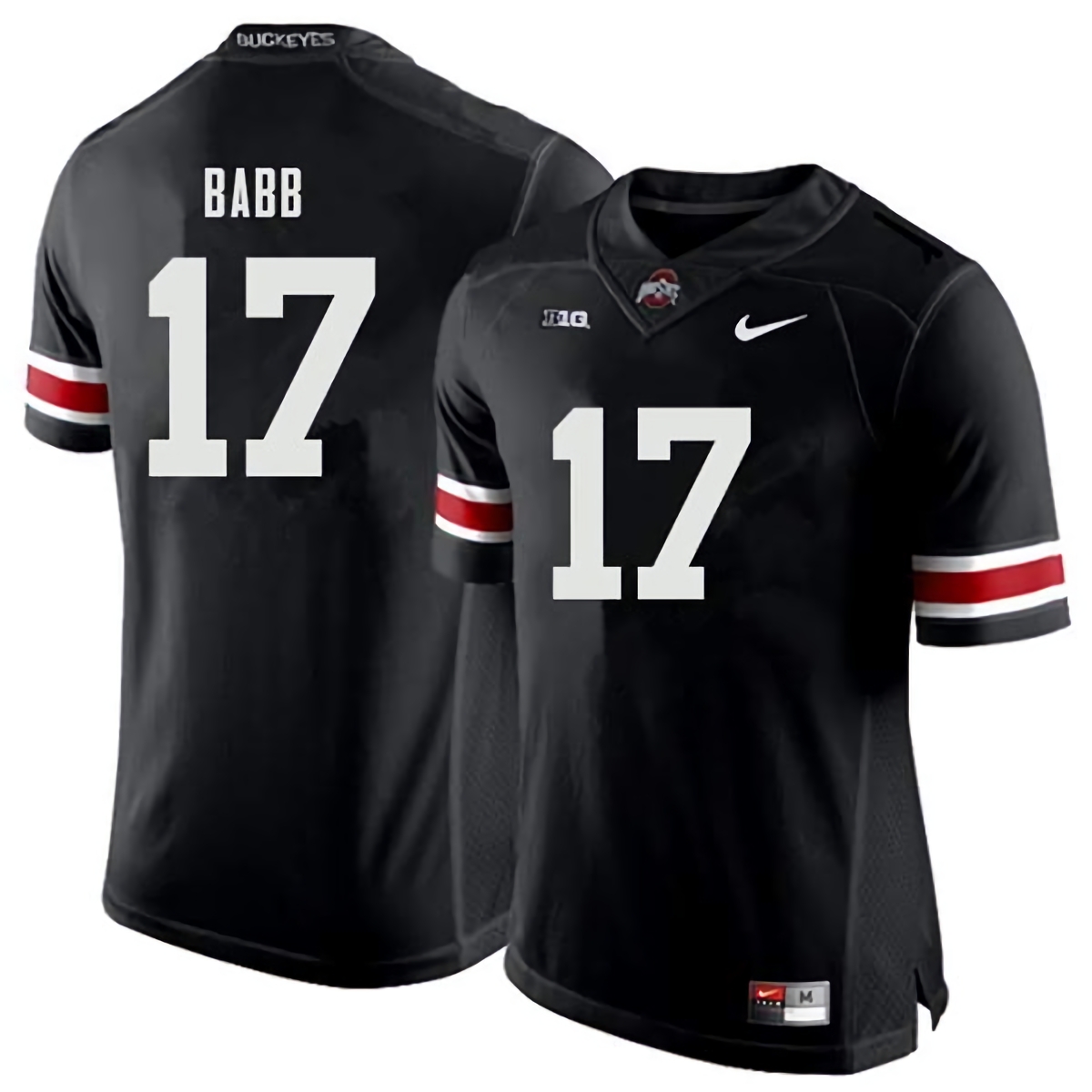 Kamryn Babb Ohio State Buckeyes Men's NCAA #17 Nike Black College Stitched Football Jersey RPD7656UT